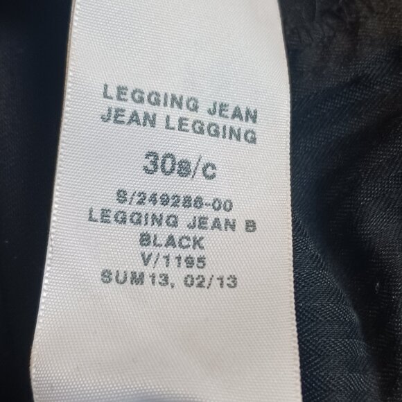 Gap 1969 Black Legging Jeans – Size 30, Ankle-Length Skinny Stretch - Picture 8 of 10